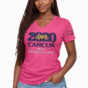 Delta Psi Rho 2026 Founders Day Tee Shirt - Hot Pink